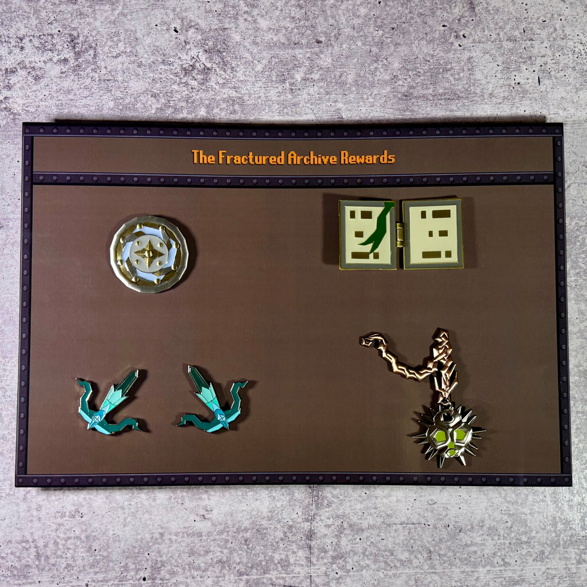 Fractured Archive Rewards Pin Set